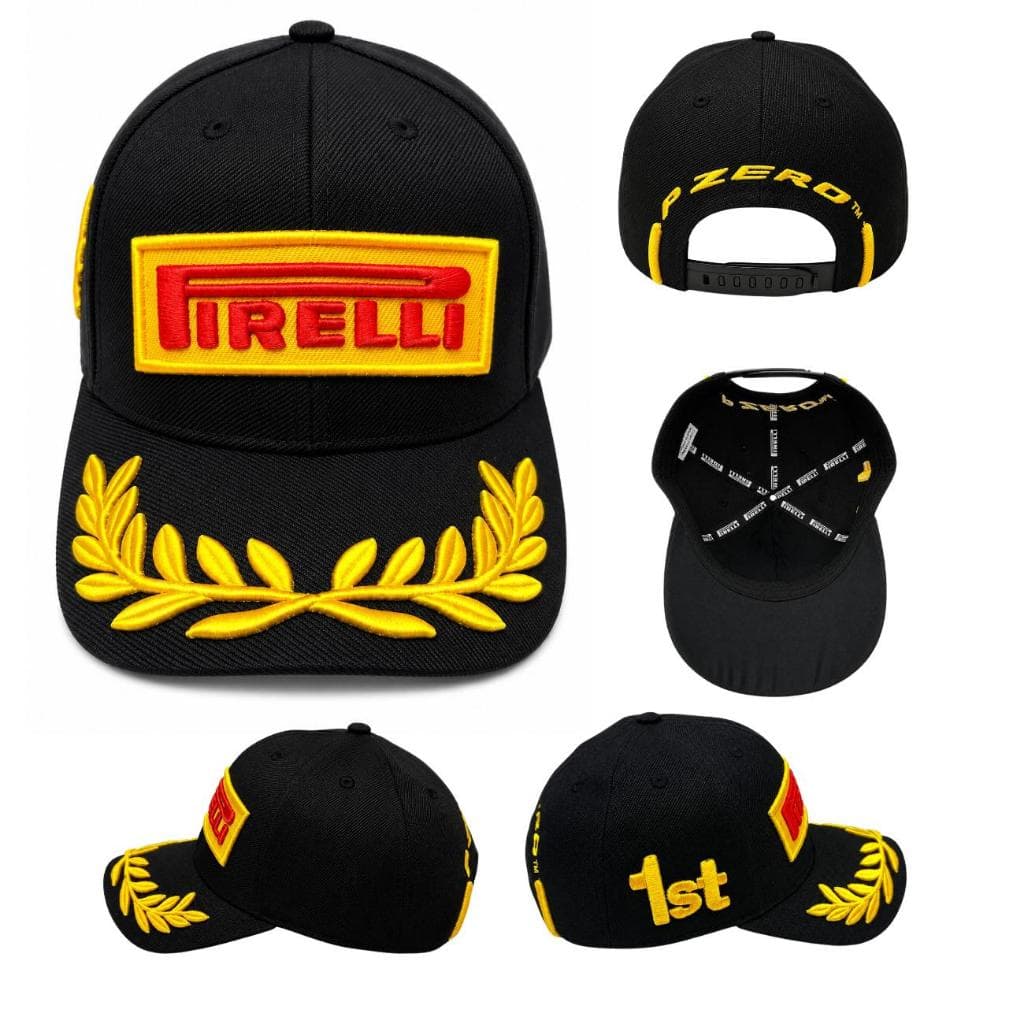 Boné Podium Pirelli Formula 1 Moto GP Aba Curva Senna Hamilton F1 Automobilismo Motovelocidade