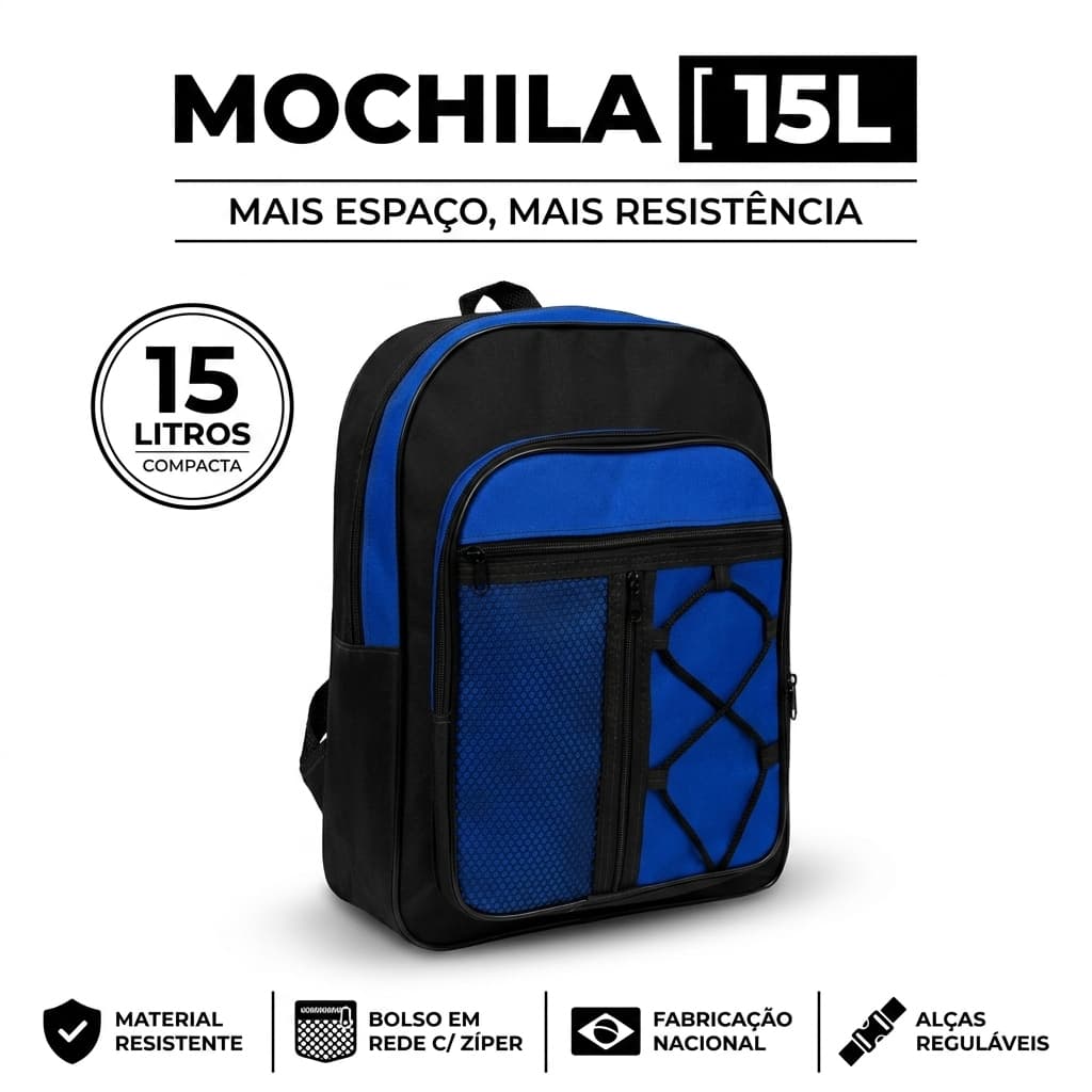 Mochila Unissex Economica Nacional Barato Esporte Viagem Trabalho Trilha Escola Faculdade Colorida