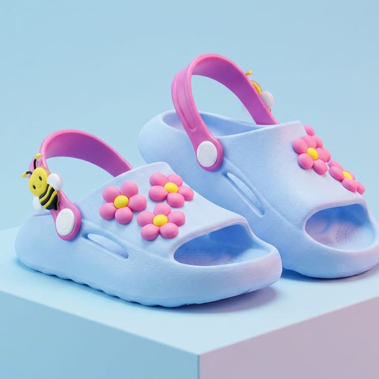 Chinelo Nuvem Infantil Menina Super Leve Macio Antiderrapante Confortável Slide