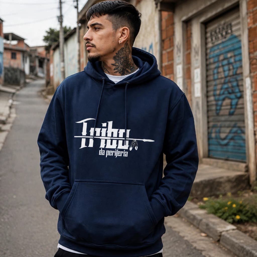 Blusa De Frio Moletom Tribo Da Periferia Rap Hip Hop Casaco Abrigo Casual Para O Frio Boeing 787 Centrão  Robô