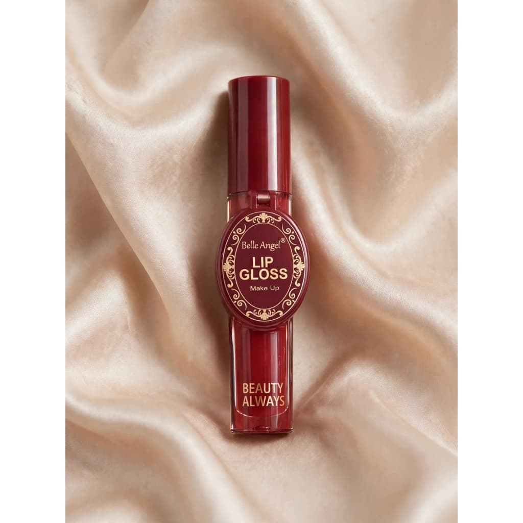 Lip Gloss com Espelho Belle Angel Brilho Labial Volumoso