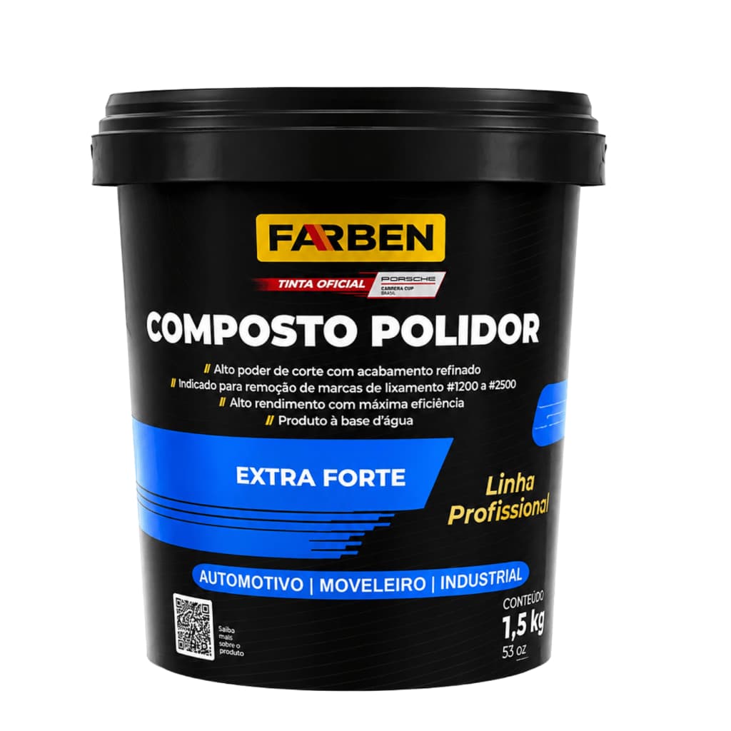 Composto Polidor Massa De Polir Extraforte 1kg Farben