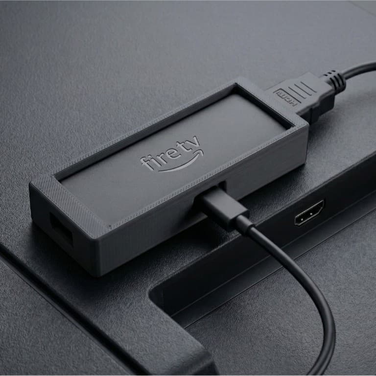 Suporte Case Fire TV Stick Amazon Fixação TV Impressão 3D