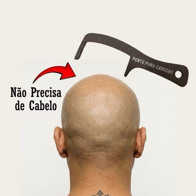 Brincadeira Pegadinha Pente Para Careca Presente Engraçado