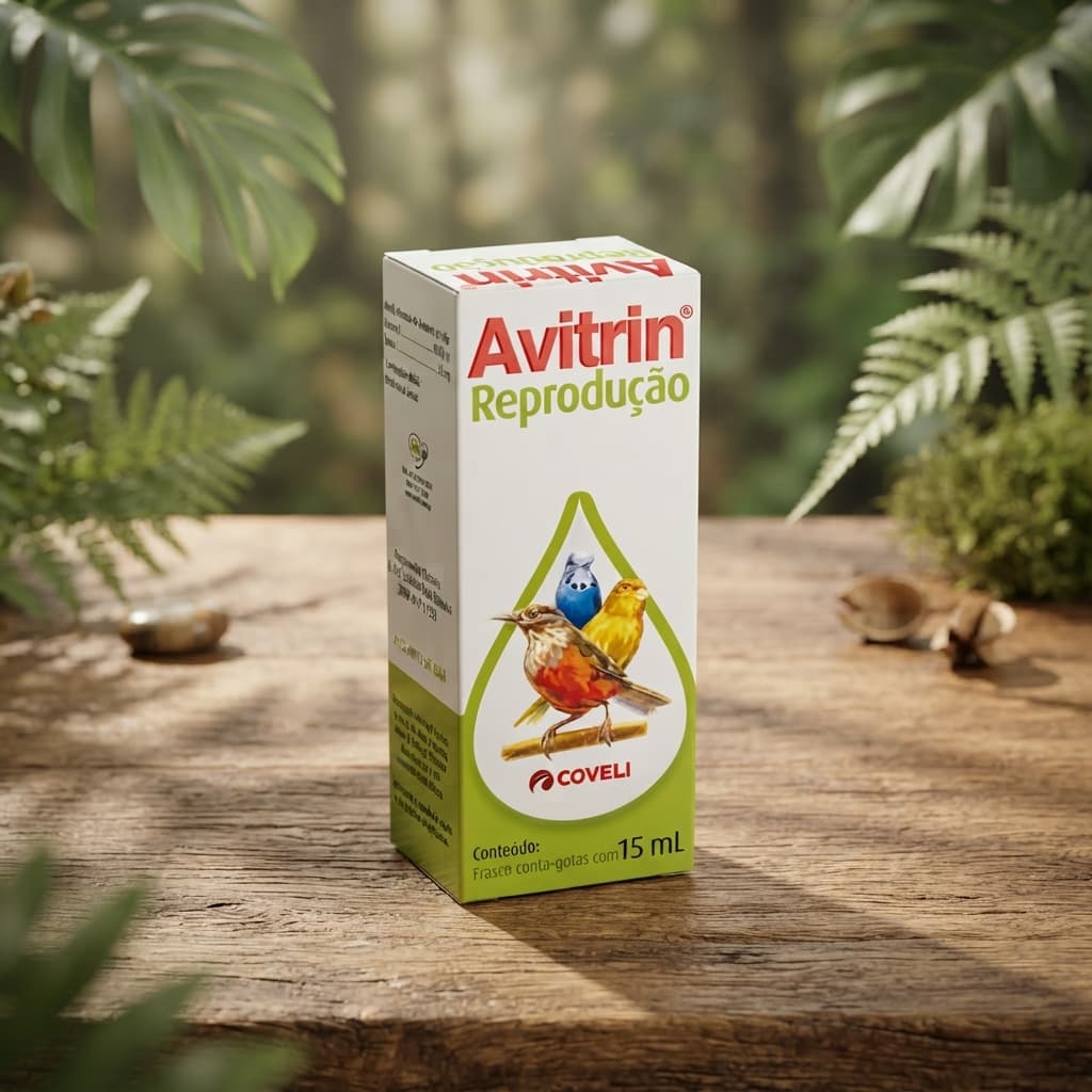 Avitrin Reprodução 15ml Coveli Suplemento Vitamínico Para Aves
