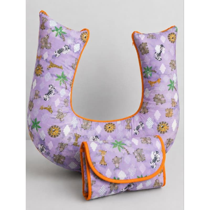 Kit Almofada travesseiro de Amamentação Trocador Portátil:dupla perfeita para mamãe e bebê! TAMANHO G