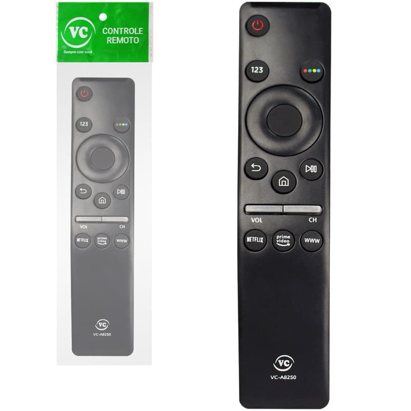 Controle Remoto Universal para TV Samsung - BN59-01330A, Compatível com Netflix e Voz