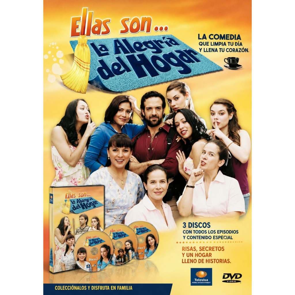 DVD: Ellas son... la alegría del hogar (c/ Eugenio Derbez) série mexicana de comédia & humor