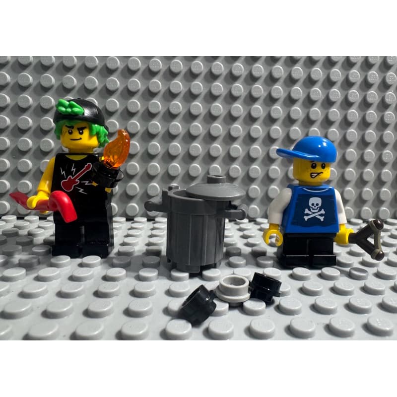 Lego City minifigura MOC irmãos encrenqueiros 17 peças novas Lego original