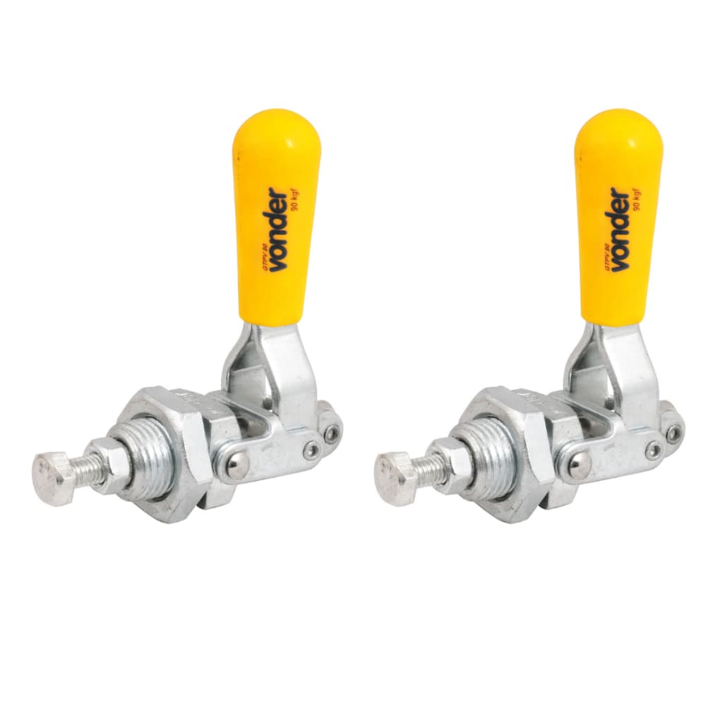Kit 2 Grampos De Aperto Rápido Tipo Torpedo, Gtpv 90 Vonder