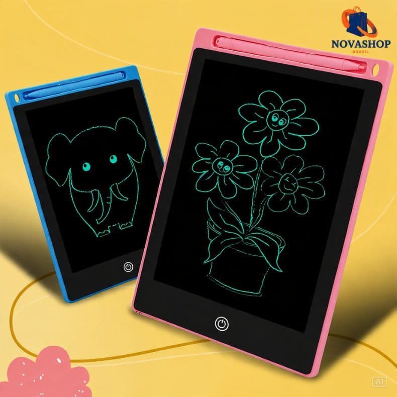 Lousa Magica 10 Unidades Tablet Lcd 8.5 Polegadas Escrever Pintar e Desenhar