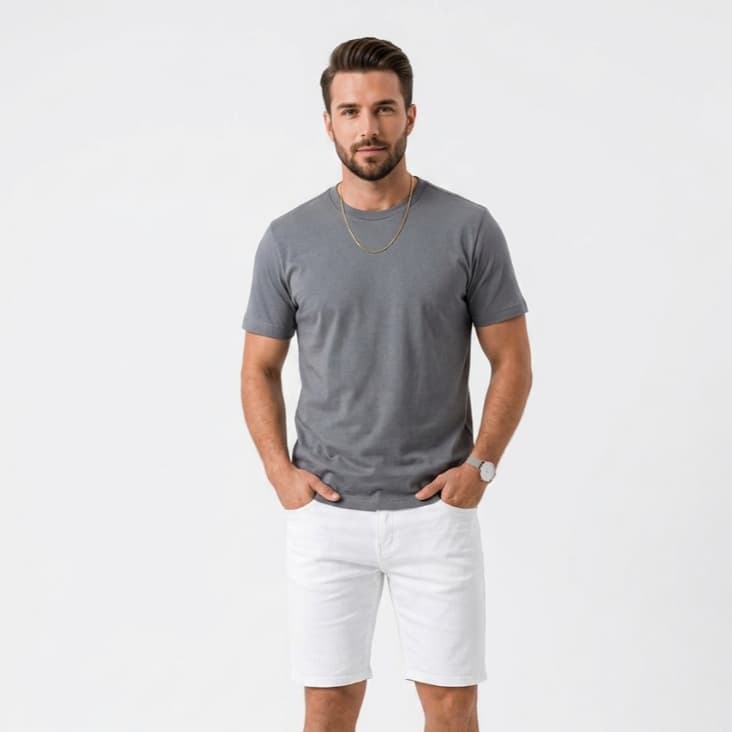 Camiseta Masculina 100% Algodão Fio 30.1 – Tecido Macio e Confortável leve respiravel