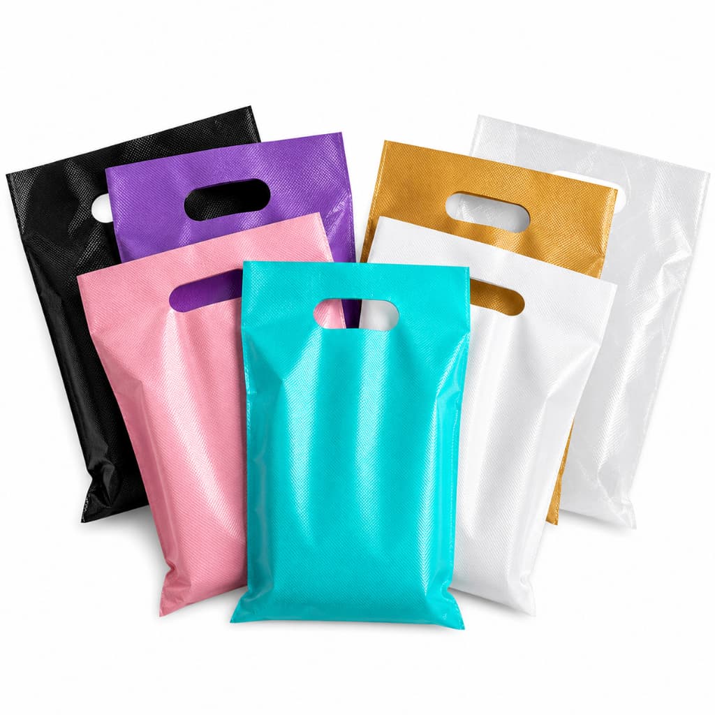 Kit 200 Sacolas Plásticas 15x20cm Boca de Palhaço para Presente Lembrancinha