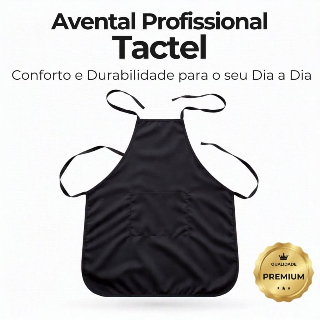 Avental de Cozinha Uniforme Com Bolso Ajustável Corpo Inteiro Leve Rápida Secagem Salão