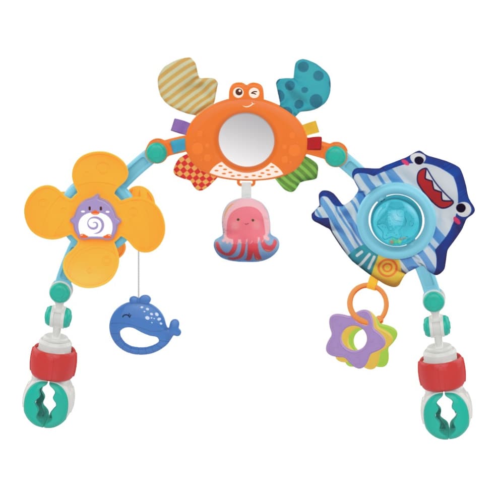 Mobile Infantil Beb锚 Arco Did谩tico Oceano- Caranguejo