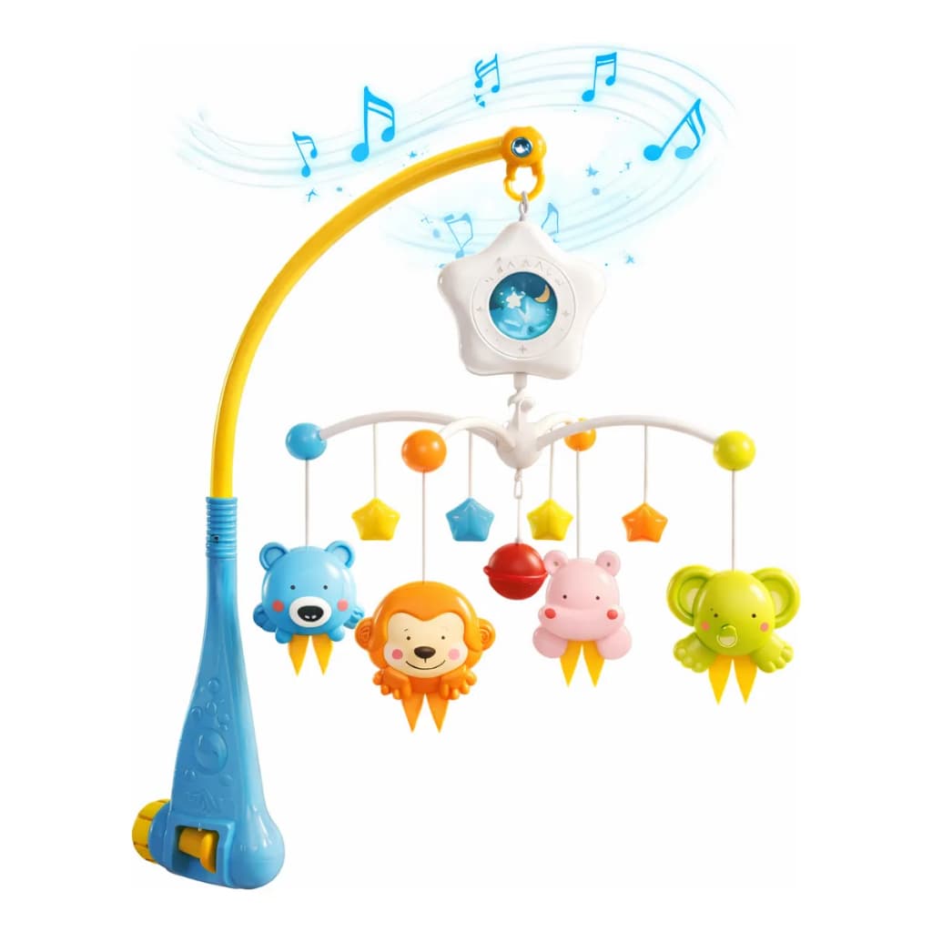 Móbile Musical para Berço Bebê com Música Giratório Mobile Infantil para Dormir Bebê