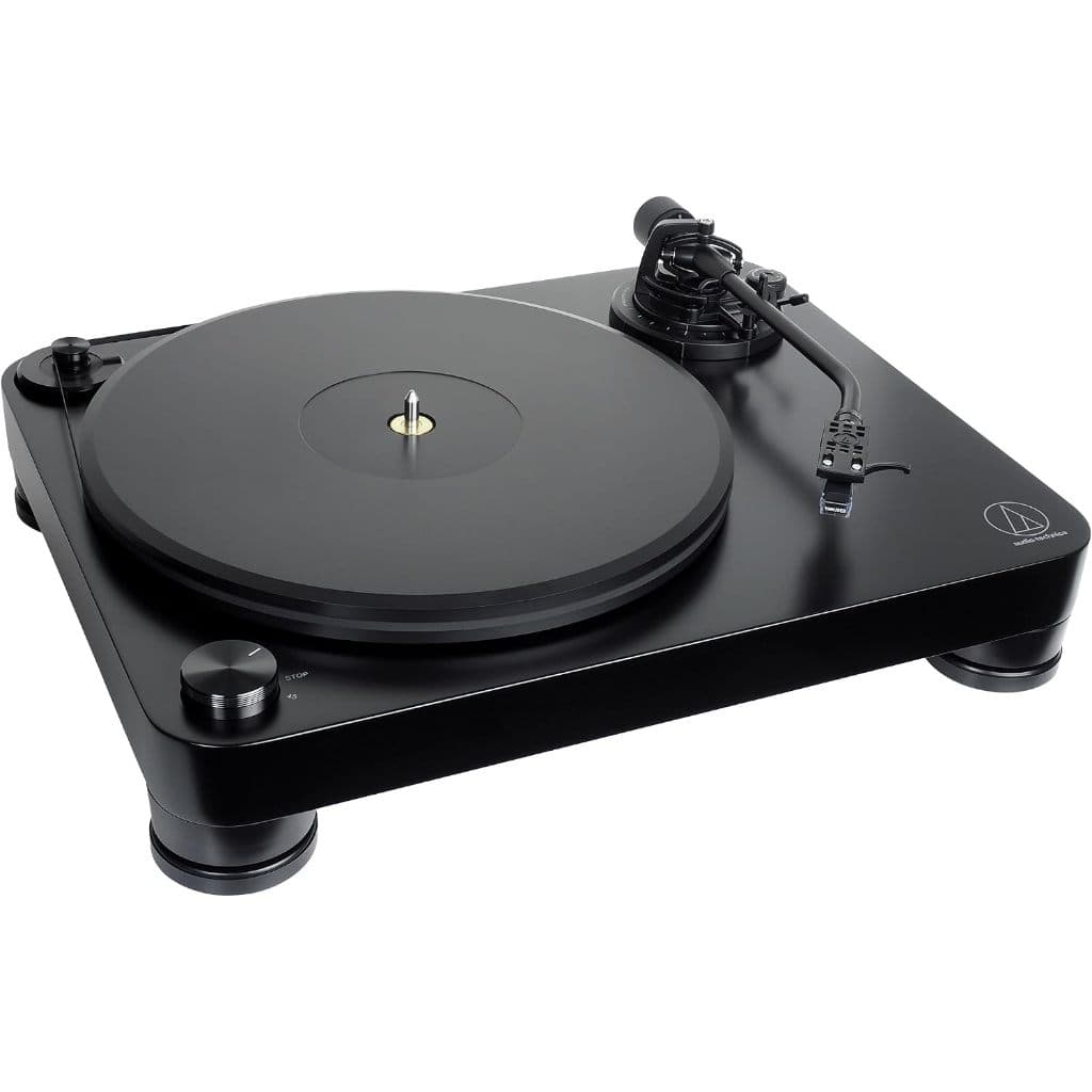 Toca-Discos Audio-Technica Audio-Technica com acionado por correia totalmente manual (Belt-drive) AT-LP7, Preto