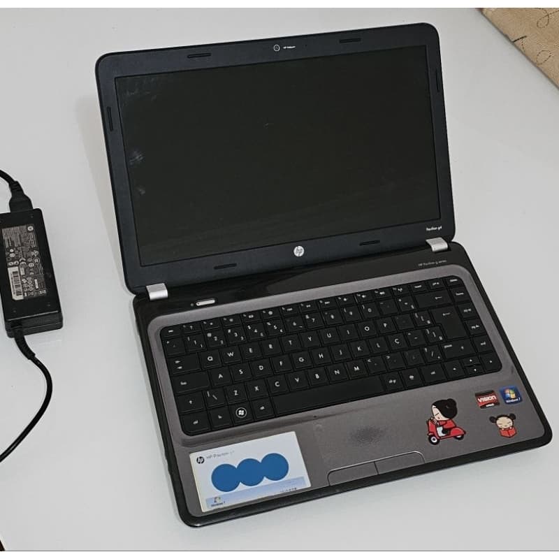 Notebook HP Pavilion G4 AMD Para Retirada De Peças + Carregador Original