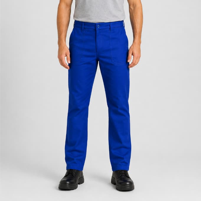 Calça Operacional para trabalho brim azul royal