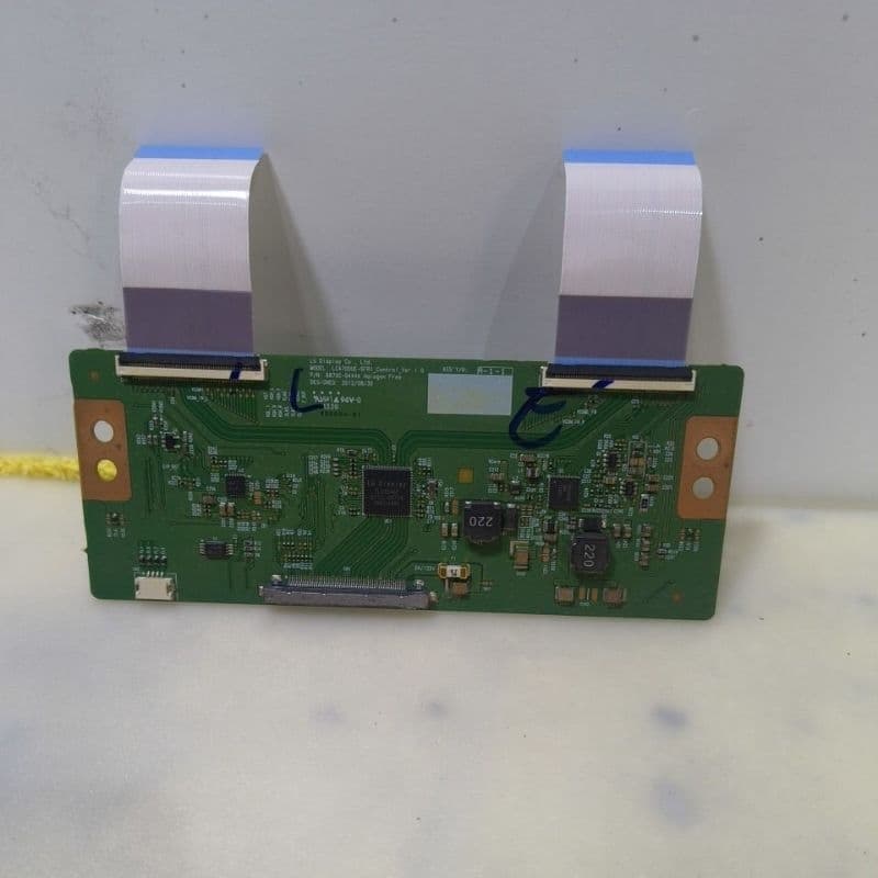 placa T-Con LG (modelo 6870C-0444A, identificada como LC470DUE-SFR1_Control_Ver 1.0
