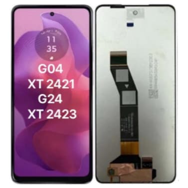 Tela Display Frontal LCD Touch Compatível com Moto G04/G24 Premium Sem Aro NOVO