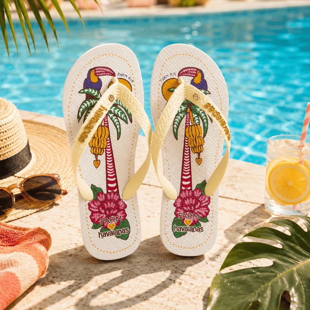 Chinelo Feminino Hawanas Faim varias estampas 33 ao 40