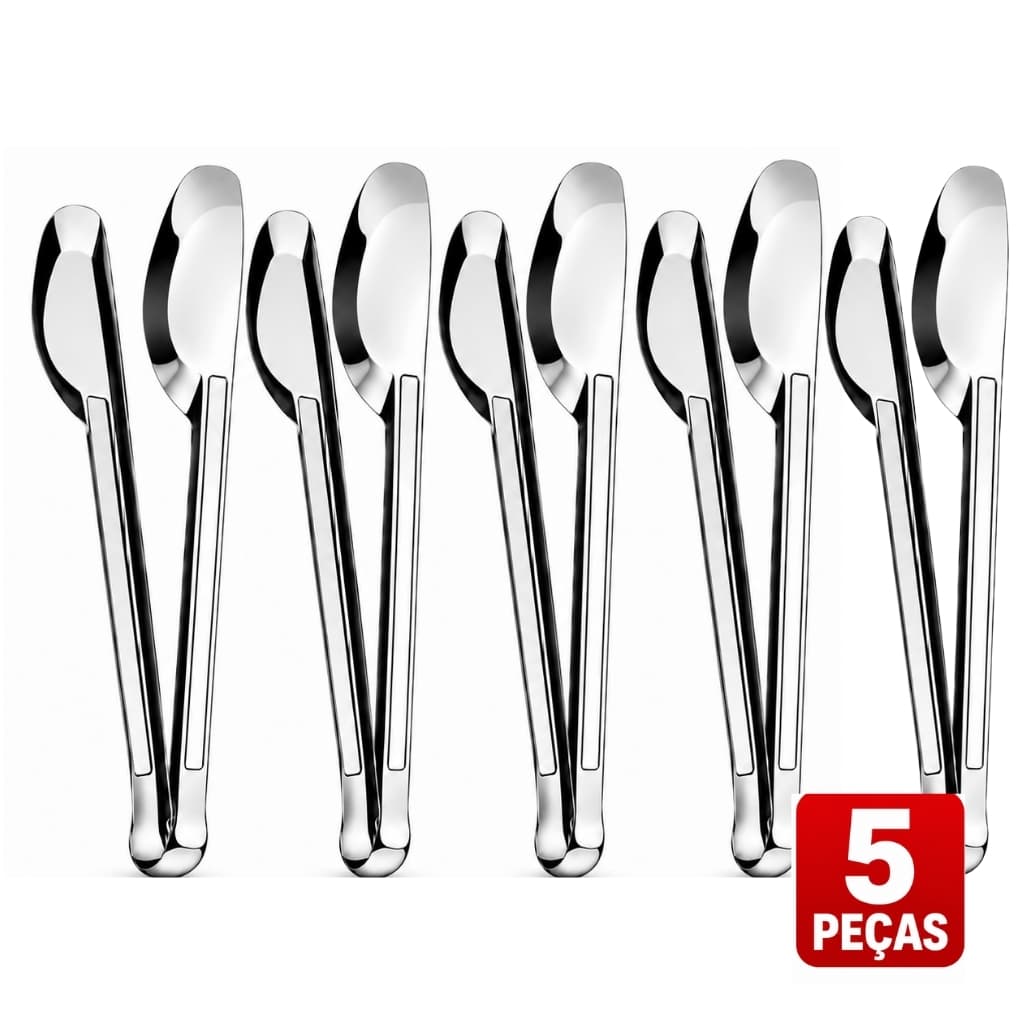 Pegador Universal Inox 20cm Kit 5 4 3 2 1 Unidades Multiuso Cozinha