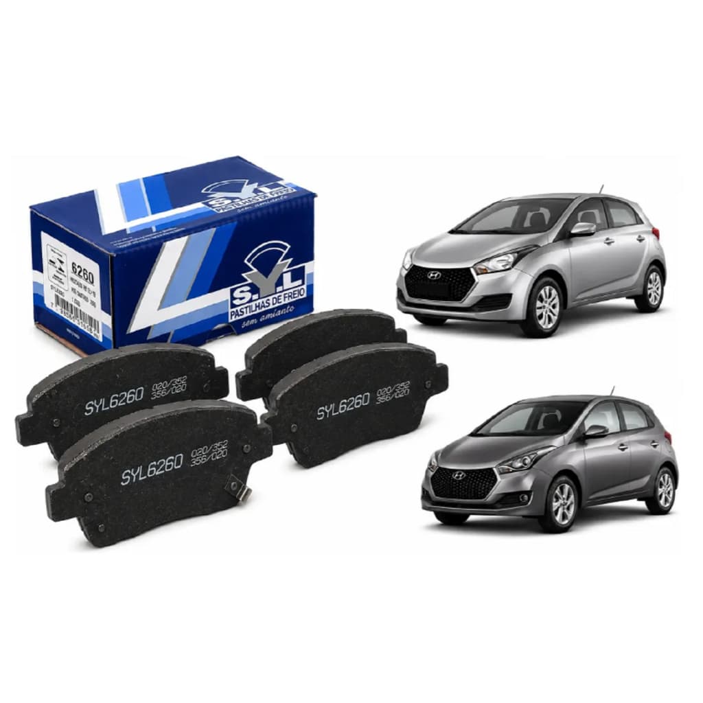 Pastilha De Freio Dianteira Hyundai Hb20 Hb20s 2012 Syl6260
