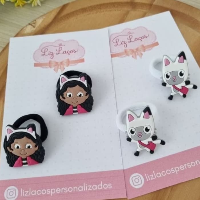 apliques na xuxinha, laços apliques, personagens, Xuxinha Infantil com Aplique, Elástico de Cabelo Infantil