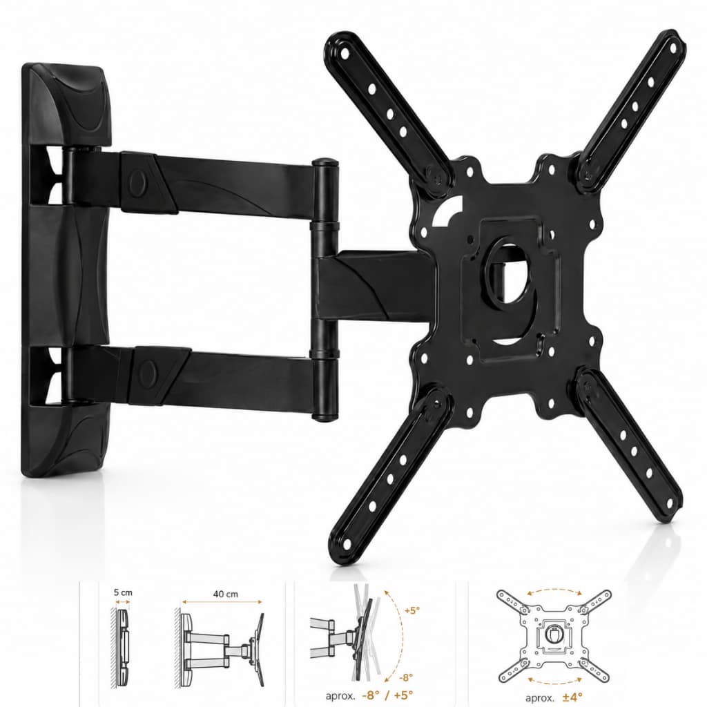 Suporte De Tv Para Tv 32 a 70 Polegadas Reforçado Articulado 32", 43", 50", 55", 65" e 70"