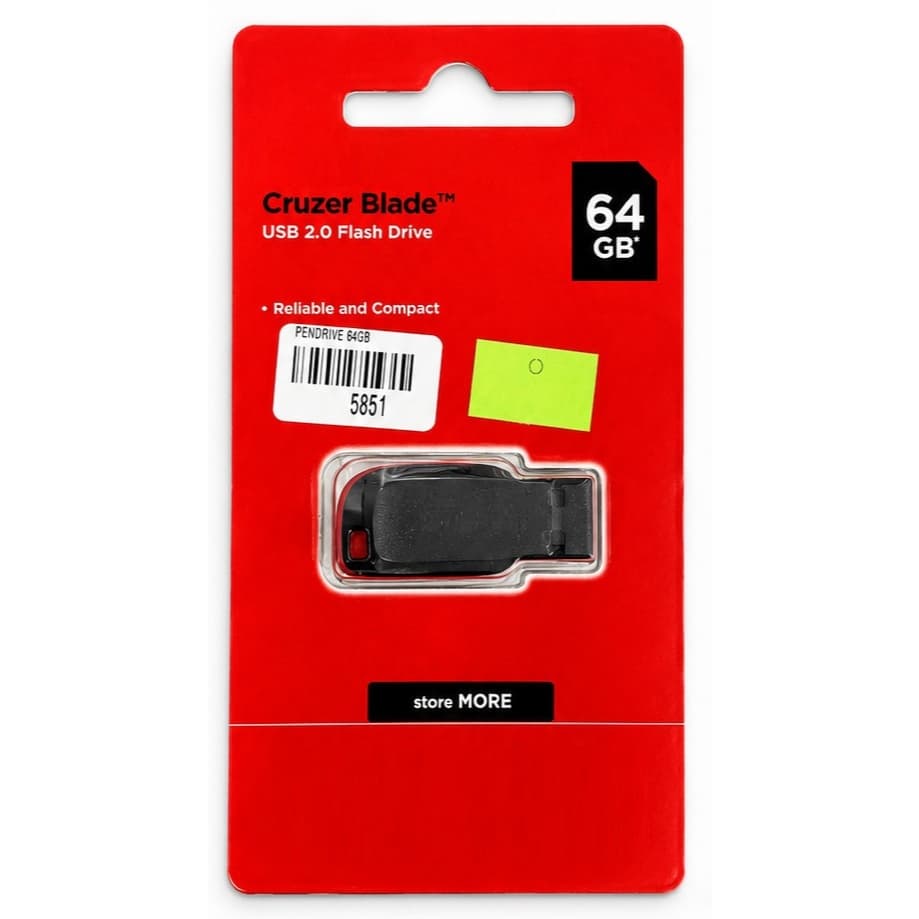 Pen Drive USB 2.0 Flash Drive 64 GB