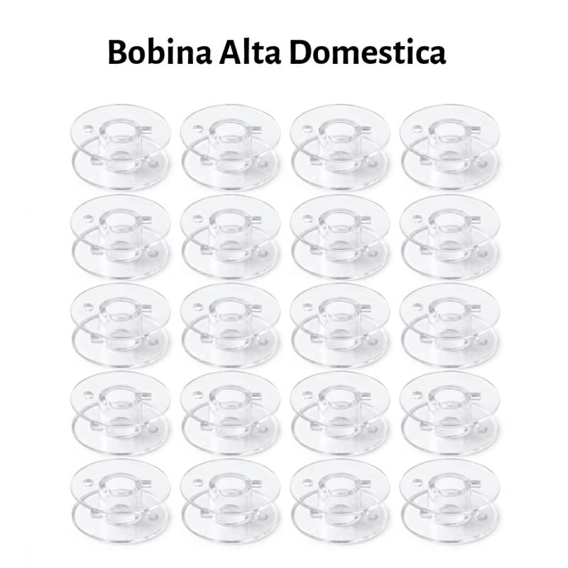 20 Bobina Carretilha Plástica Alta Para Máquina Costura Doméstica