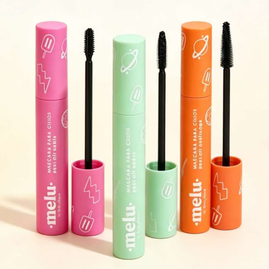 Máscara Para Cílios Peel‑Off Melu by Ruby Rose RR‑5151 Volume Definição Fácil Remoção Pronta