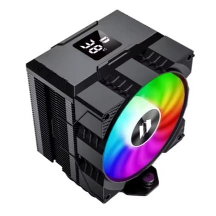 UPSIREN Walrus Assassin 90 Display Digital 4 Heatpipe CPU Cooler 92mm Para LGA1700/1200 AM4 AM5