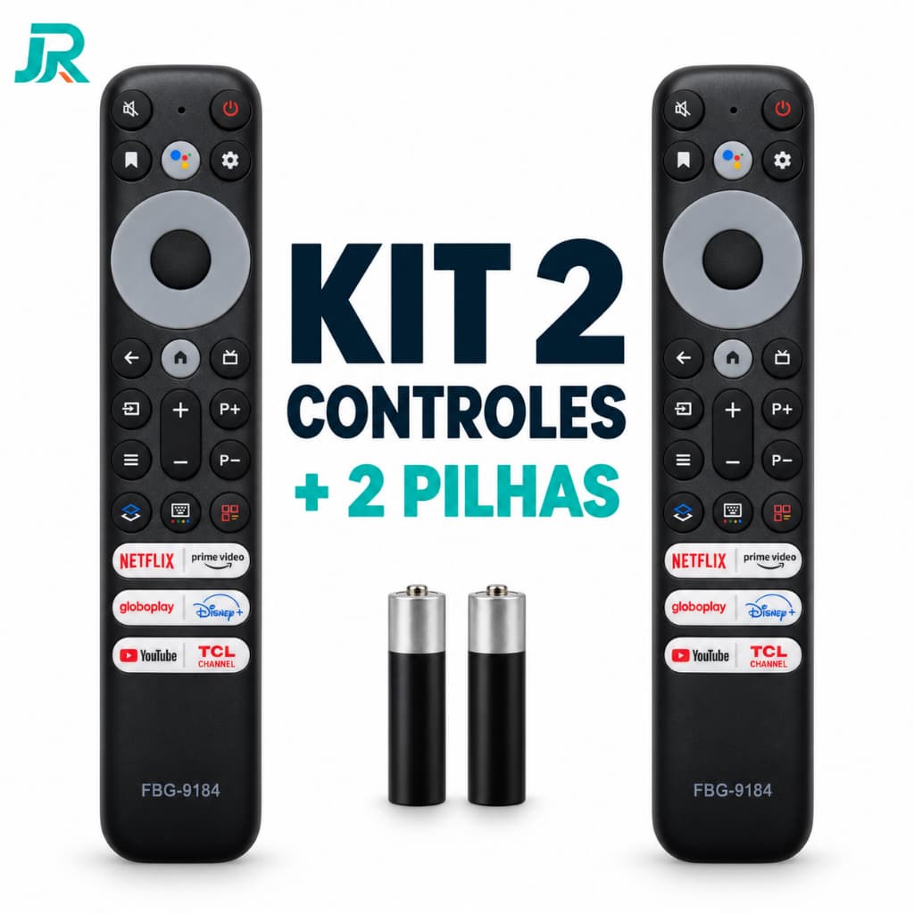 Controle Remoto Para TV TCL Smart RC902V Netflix YouTube Globoplay