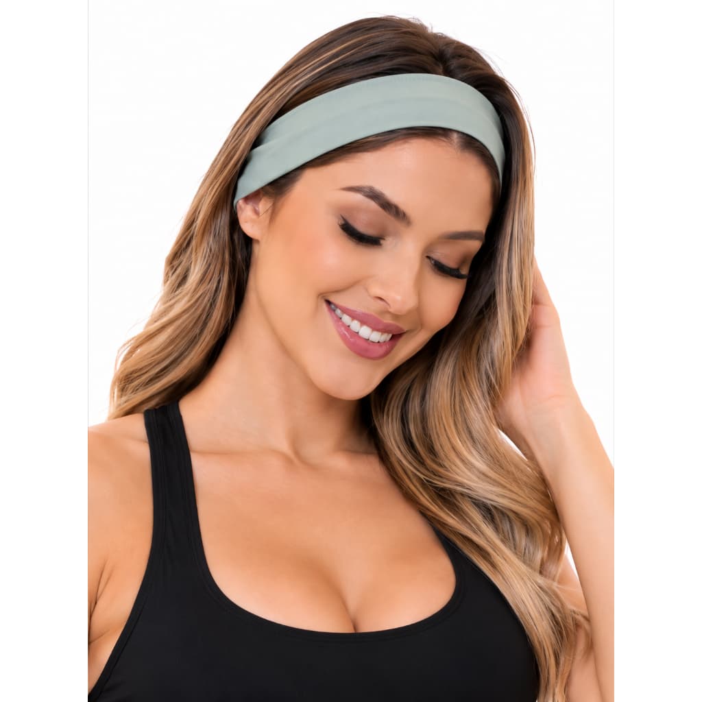 Tiara Feminina Fitness Roxa Para Cabelo Yoga Caminhada Tiara Esportiva Tiara Para Treino Tiara Academia Musculação Yoga