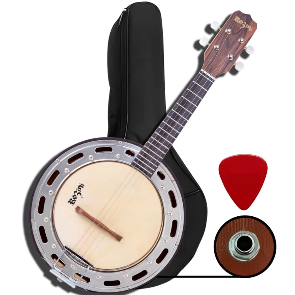 Banjo Rozini RJ14 Elétroacústico Com Capa