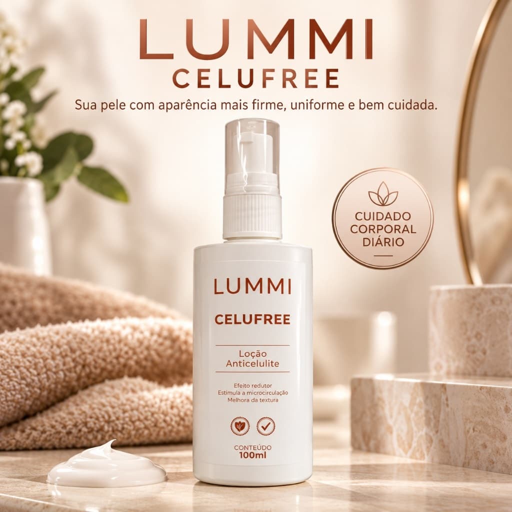 Loção Redutora Celulite Tonificante Firmeza Pele 100ml Tratamento Corporal