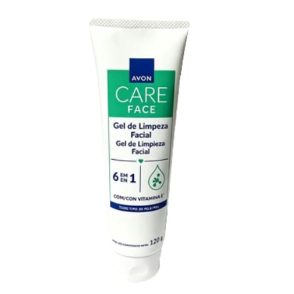 Gel de limpeza facial AVON CARE FACE 6x1 vitamina E 120ml