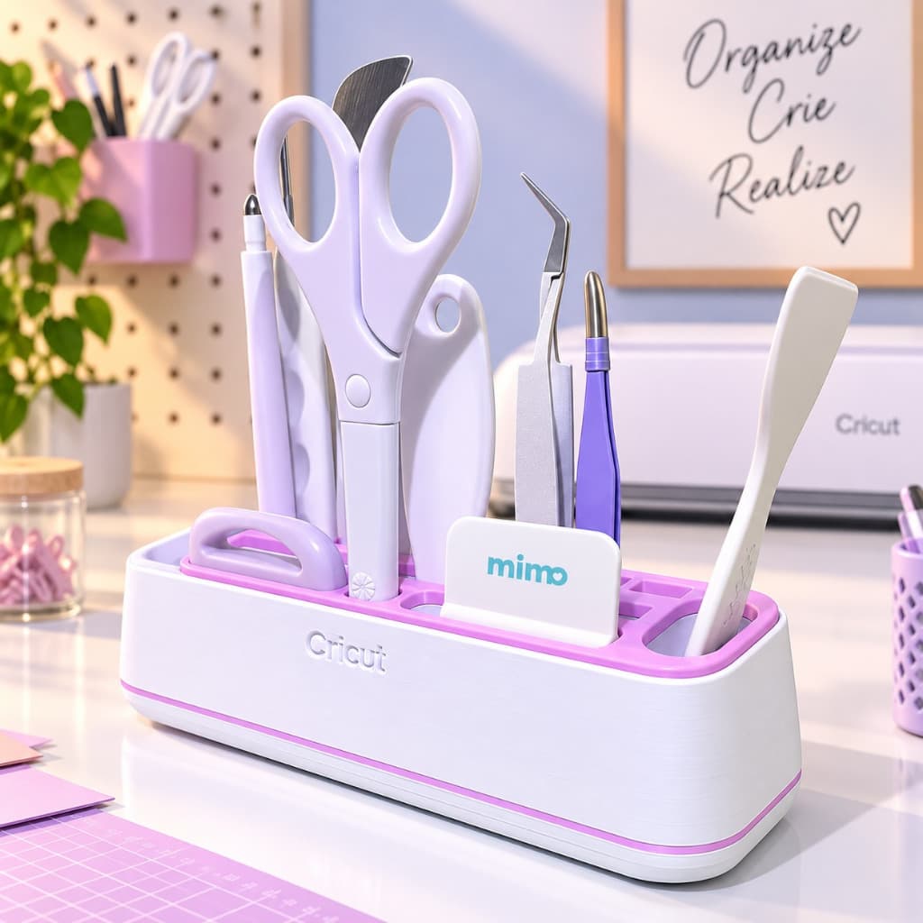 Organizador para ferramentas de papelaria e scrap escritório
