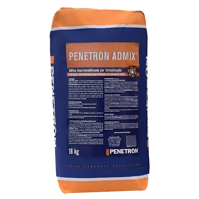 Penetron Admix Rastreador Cristalizante Impermeabilizante para Concreto Contra Umidade e Infiltração