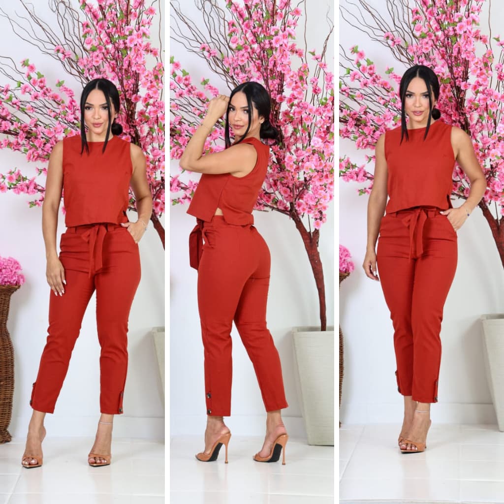 conjunto femenino calsa mas blusa