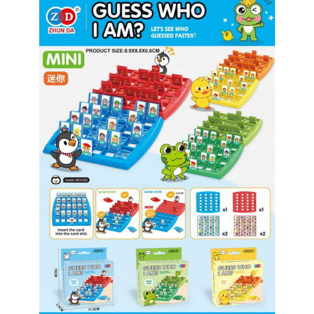 Brinquedo Jogo De Adivinhação cara cara Divertido Jogo De Tabuleiro Educativo pequeno