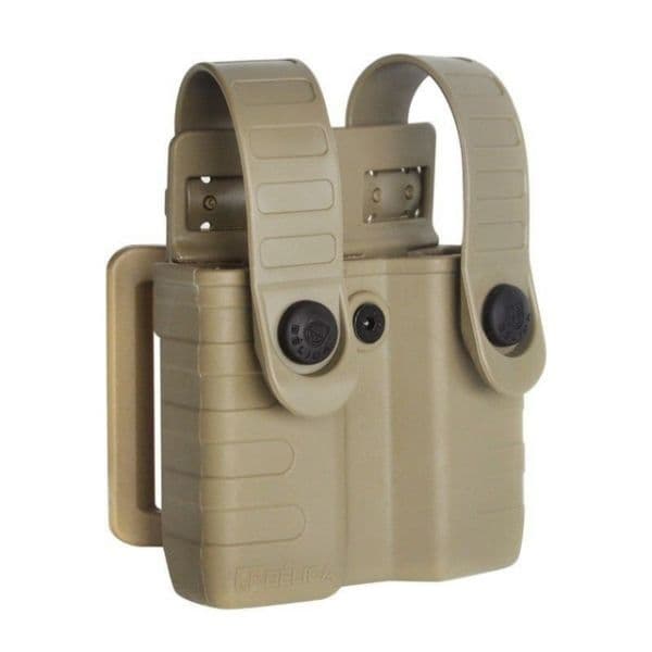Porta Carregador Duplo Tab Lock Passador - Bélica