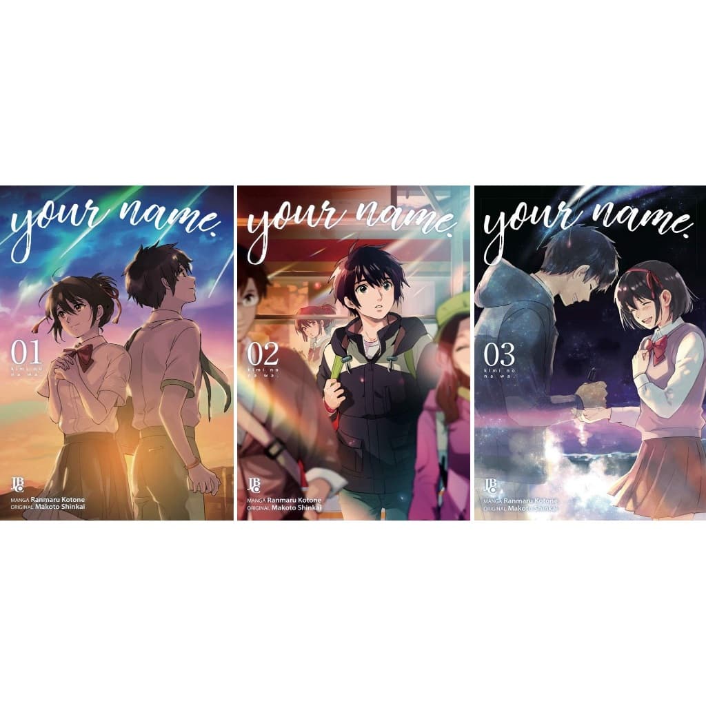 KIT Mangás Your Name COMPLETO – Makoto Shinkai