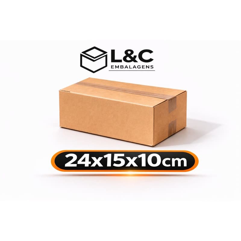 Caixa papelão Kit 24x15x10 Correio Sedex E-commerce Pac melhor envio