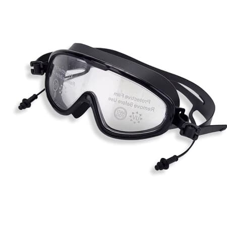 Oculos de Natação Big-Vision Anti-Embaciamento c/ Tapa Ouvido Piscina, Praia