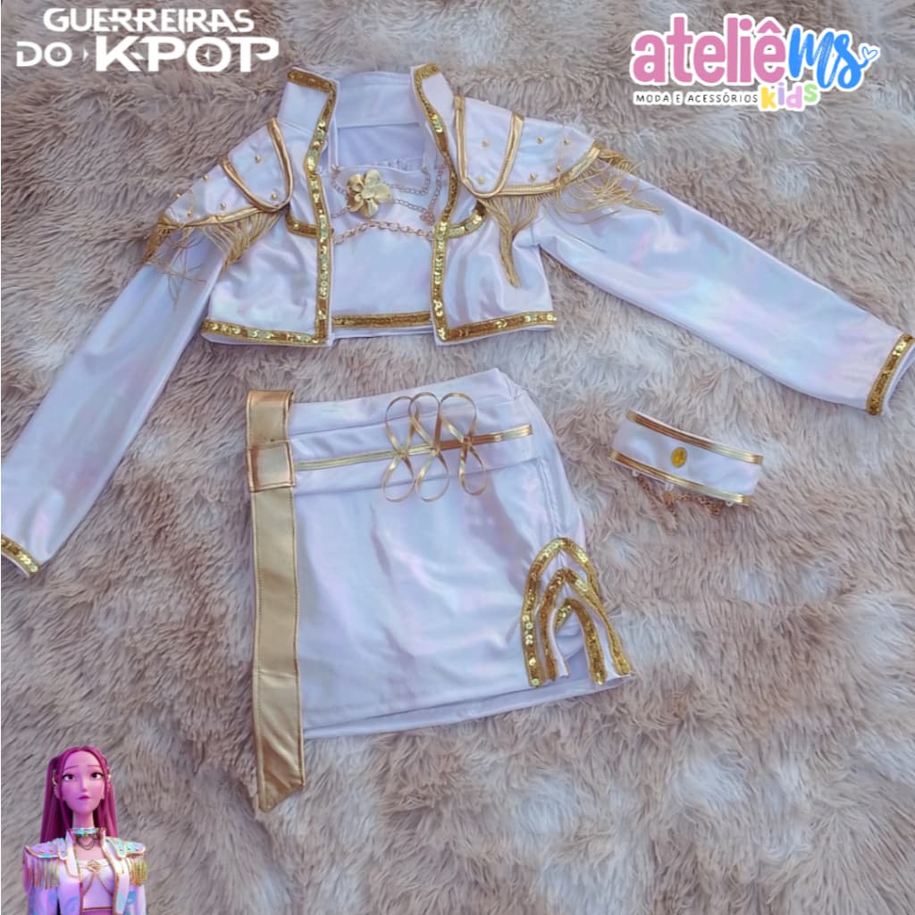 Fantasia Mira Luxo Guerreiras Infantil | Fantasia Kpop