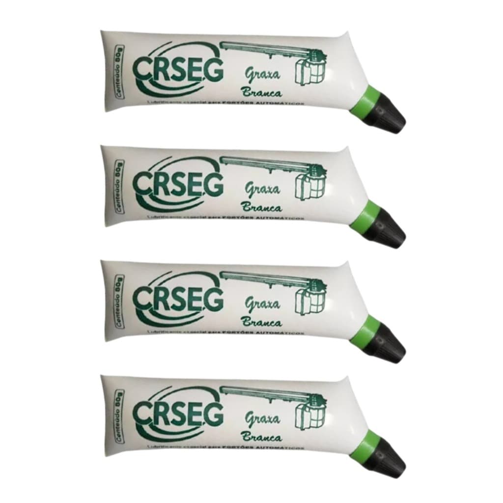 Kit 04 Graxas Branca Multiuso – Ideal para Portões Automáticos, Motos, Roçadeiras e Mais