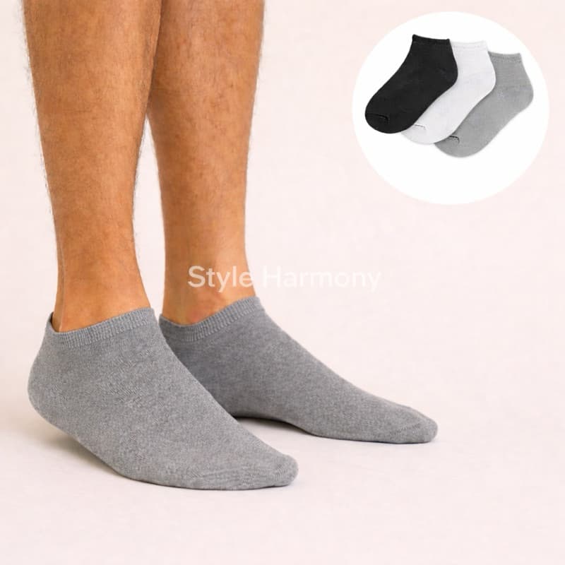Kit com até 48 Pares de Meias Soquete Cano Curto Masculina Feminina Unissex